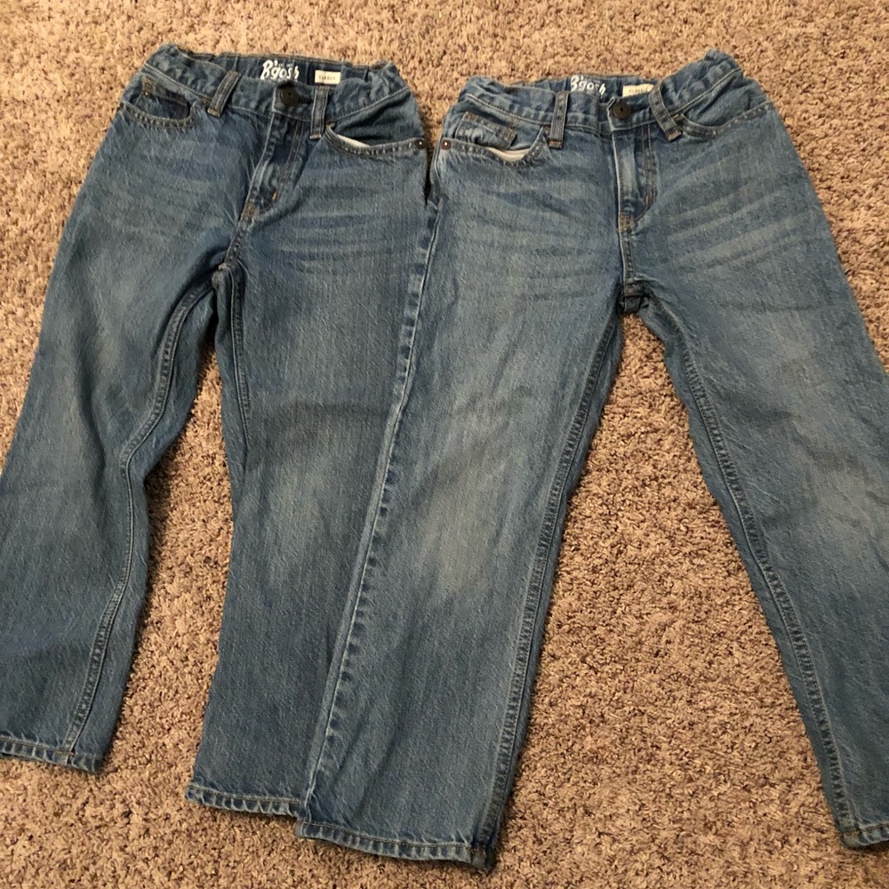 2 pair boys Oshkosh jeans